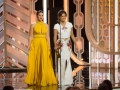 Presenters America Ferrera and Eva Longoria onstage