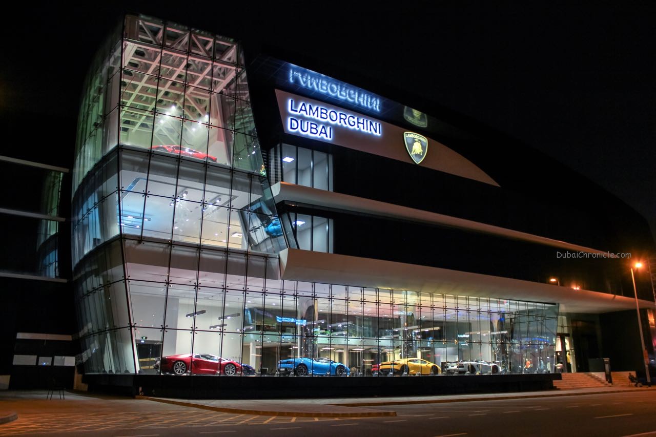 World's Largest Lamborghini Showroom in Dubai