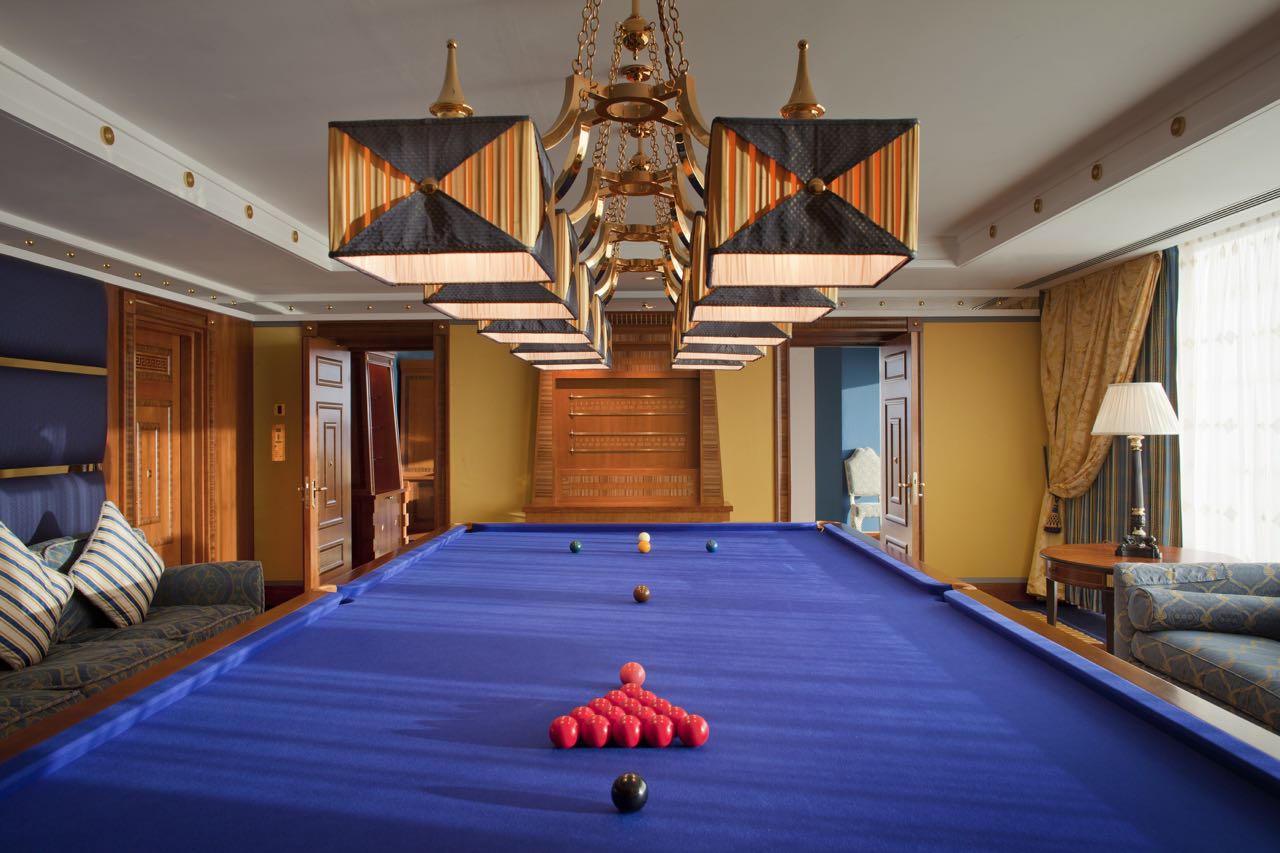 Burj Al Arab - Club Suite full size snooker table