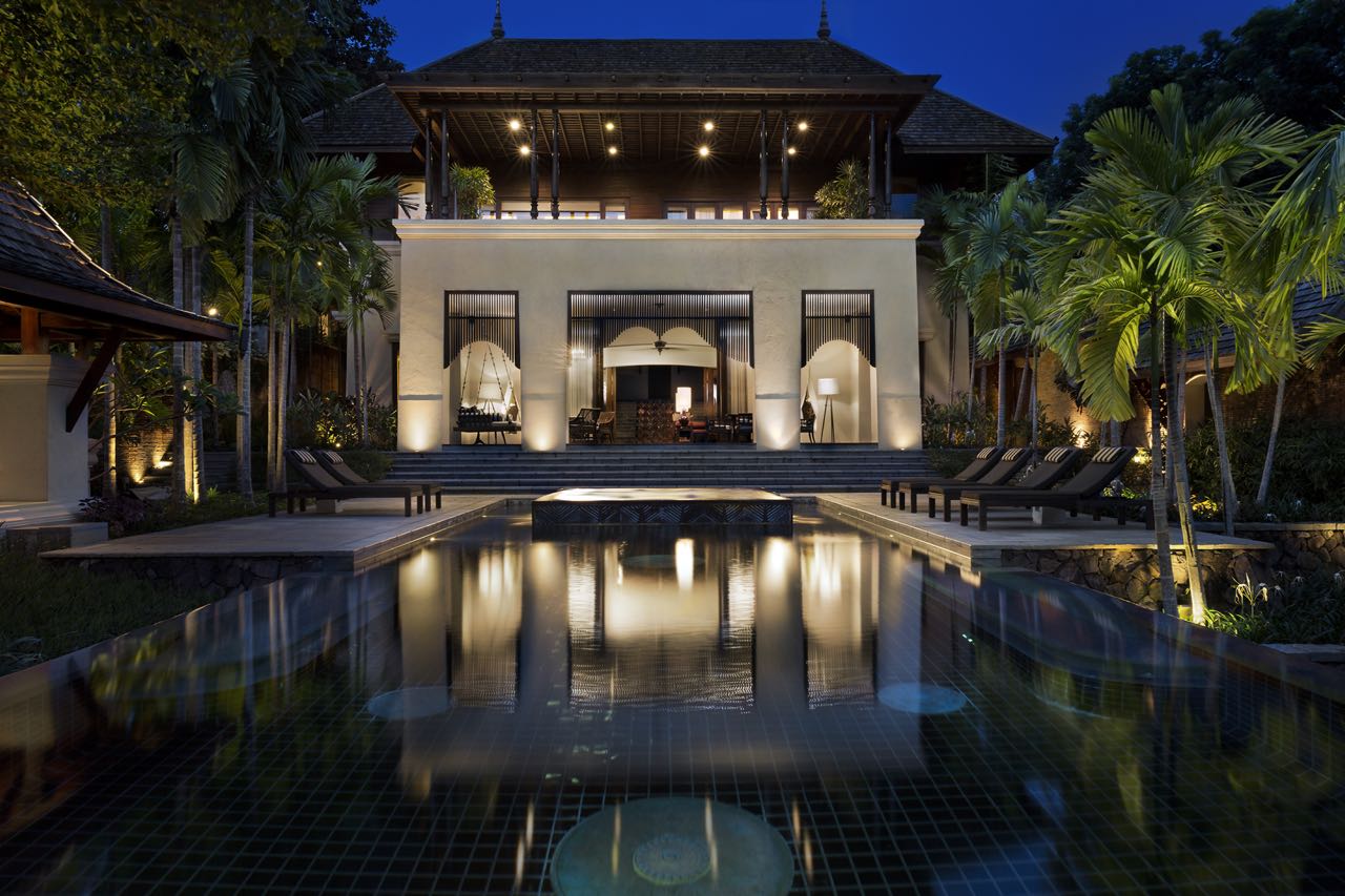Four Seasons Resort Chiang Mai Residences Pool and Living Room