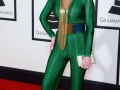 Jane Fonda arrives on the red carpet for the 57th Annual Grammy Awards