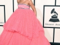 Rihanna arrives on the red carpet for the 57th Annual Grammy Awards