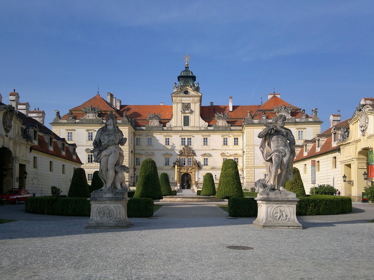 Valtice Castle are located in Moravian wine country