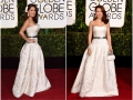 Salma Hayek’s Alexander McQueen Gown at Golden Globes 2015