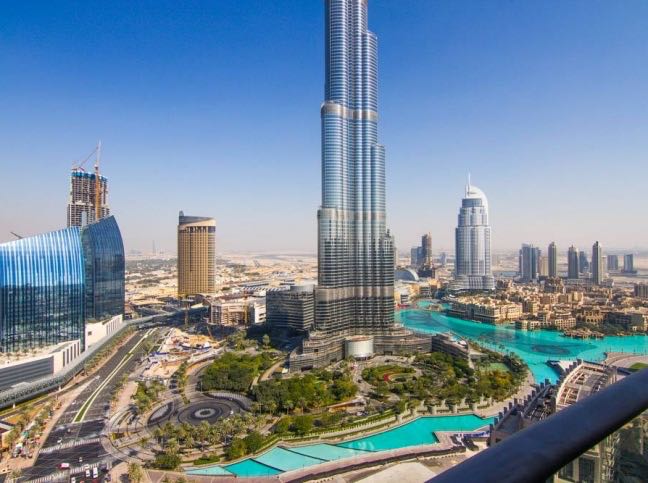 Burj Khalifa Downtown Dubai View