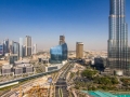 Areal View of Burj Khalifa from Downtown Dubai