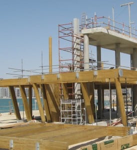 New Zealand timber for restaurant in Al Raha