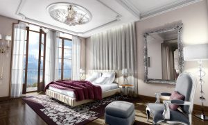 Luxurious hotel room , Du Parc, Switzerland 