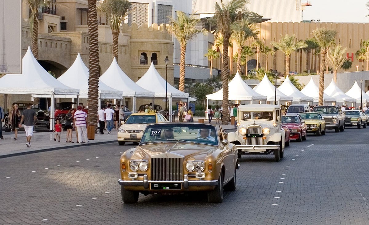 Second Downtown Dubai Classic Car Show