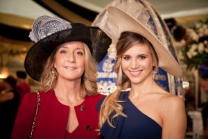 Princess Natasha Romanoff and her daughter Nicoletta Romanoff, who were special guests at the Emirates Marquee on Emirates Melbourne Cup Day