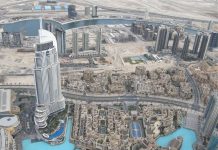 Eva Longoria on top of Burj Khalifa