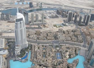 Eva Longoria on top of Burj Khalifa