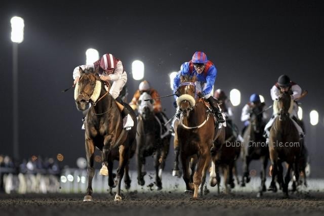 Dubai World Cup -  race 3 finish