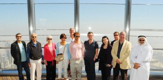 World-renowned authors tour At the Top, Burj Khalifa