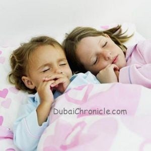 slleping children