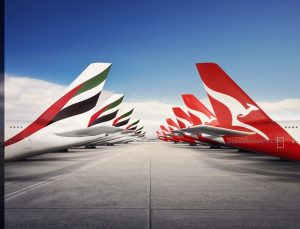 Emirates and Qantas