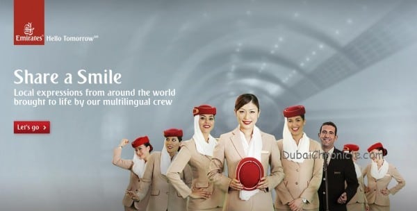 Share A Smile with Emirates Crew