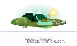 Google doodle Earth day 2013