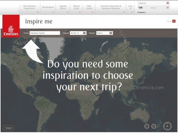 Inspire Me Map