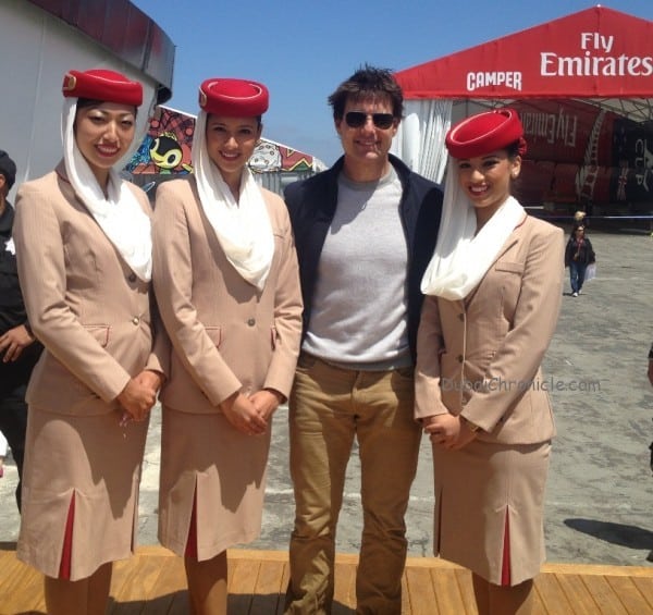 Tom Cruise at Americas Cup