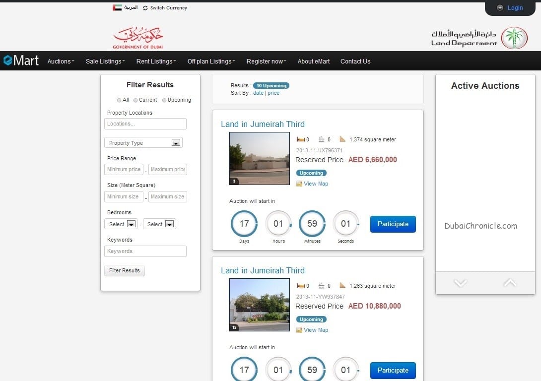 English website