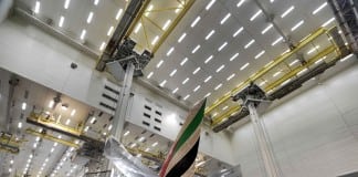 A unique look into Emirates’ aircraft paint hangar, the world’s largest owned by an airline