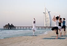 Fans around world take to their mats for first International Yoga Day
