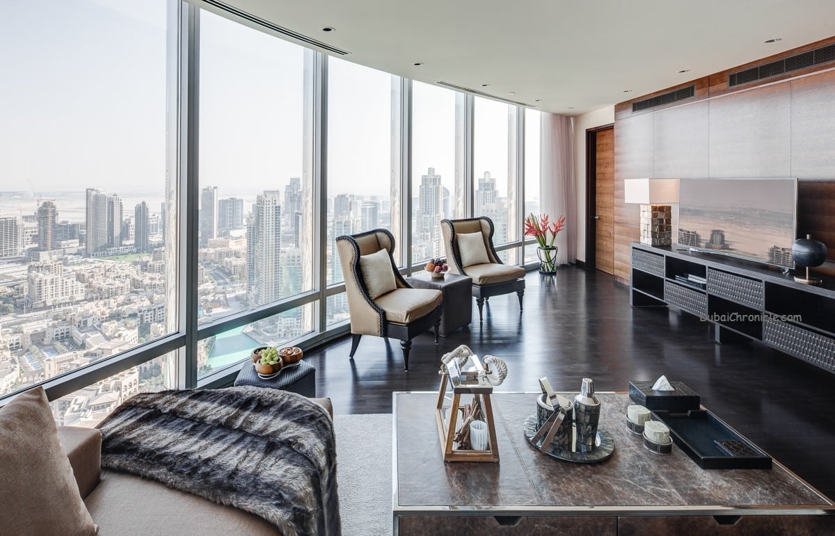 2 Bedroom Apartment in Burj Khalifa Living Area