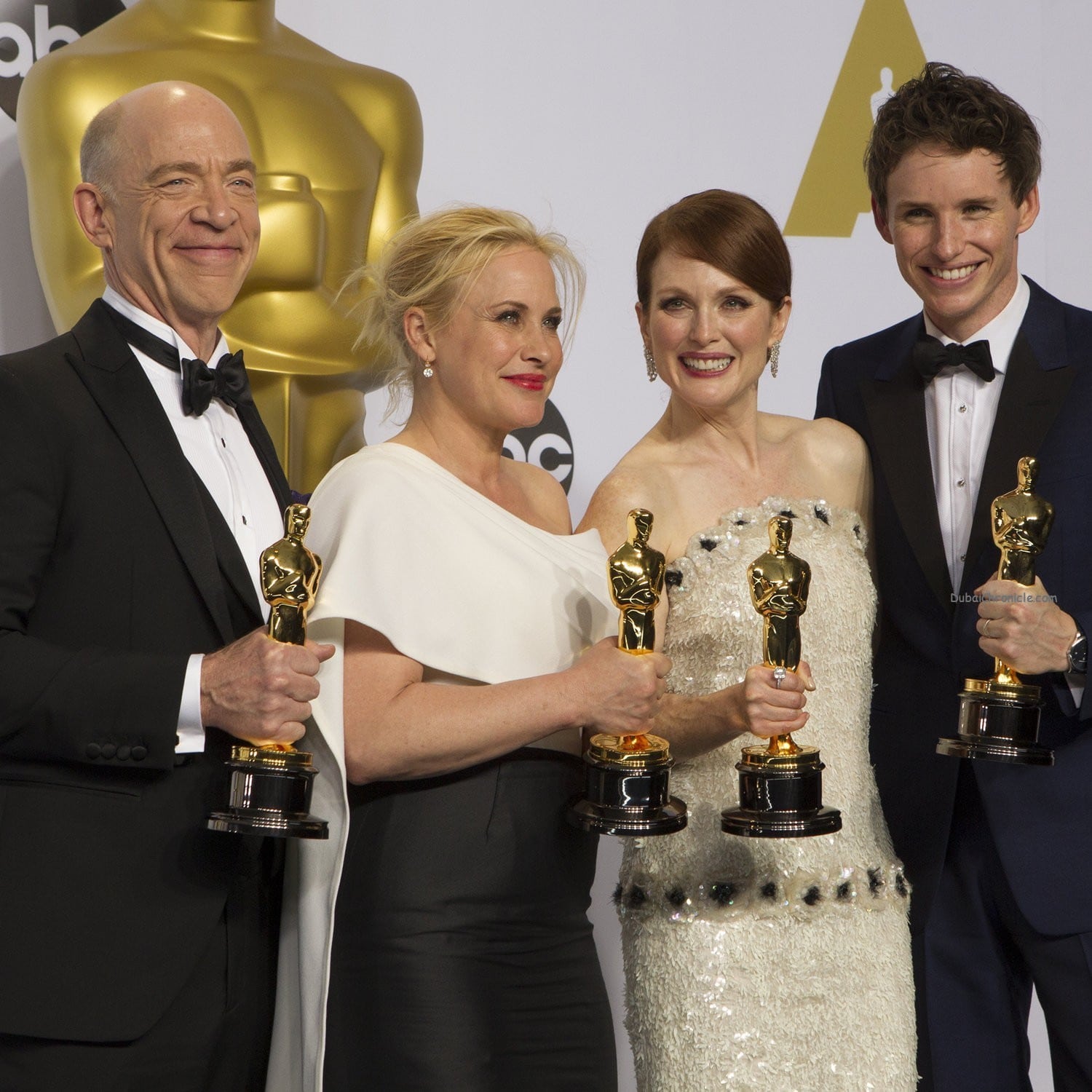 J.K. SIMMONS, PATRICIA ARQUETTE, JULIANNE MOORE, EDDIE REDMAYNE