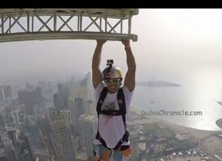 See Base Jumpers Free Fall from Dubai’s 1400-Foot Tall Princess Tower