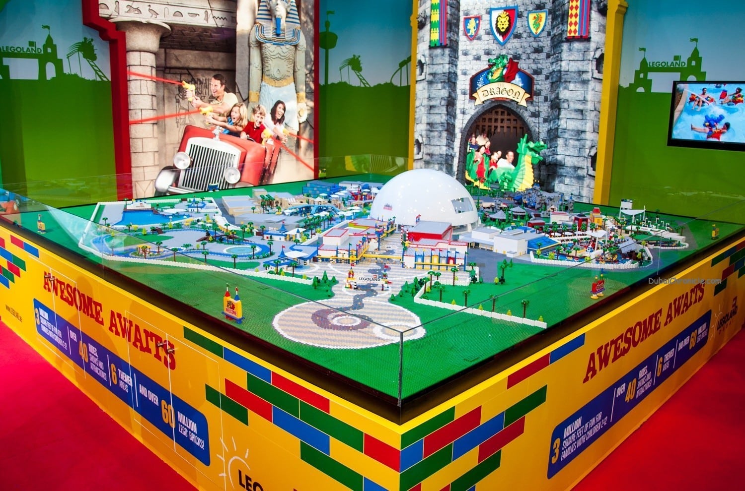 Dubai Parks and Resorts and LEGOLAND® Dubai unveil park layout with LEGO® model map in front of thousands at Arabian Travel Market 2015