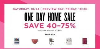 One Day Home Sale at Bloomingdale’s