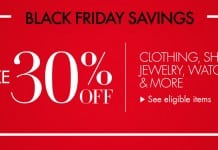 Black Friday Sale on Clothing: Take 30% Off