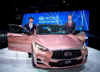 Infiniti’s Pink Q30 Nicely Complements the Latest iPhones