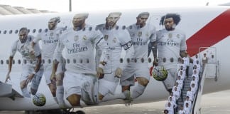 Emirates unveils Real Madrid branded plane