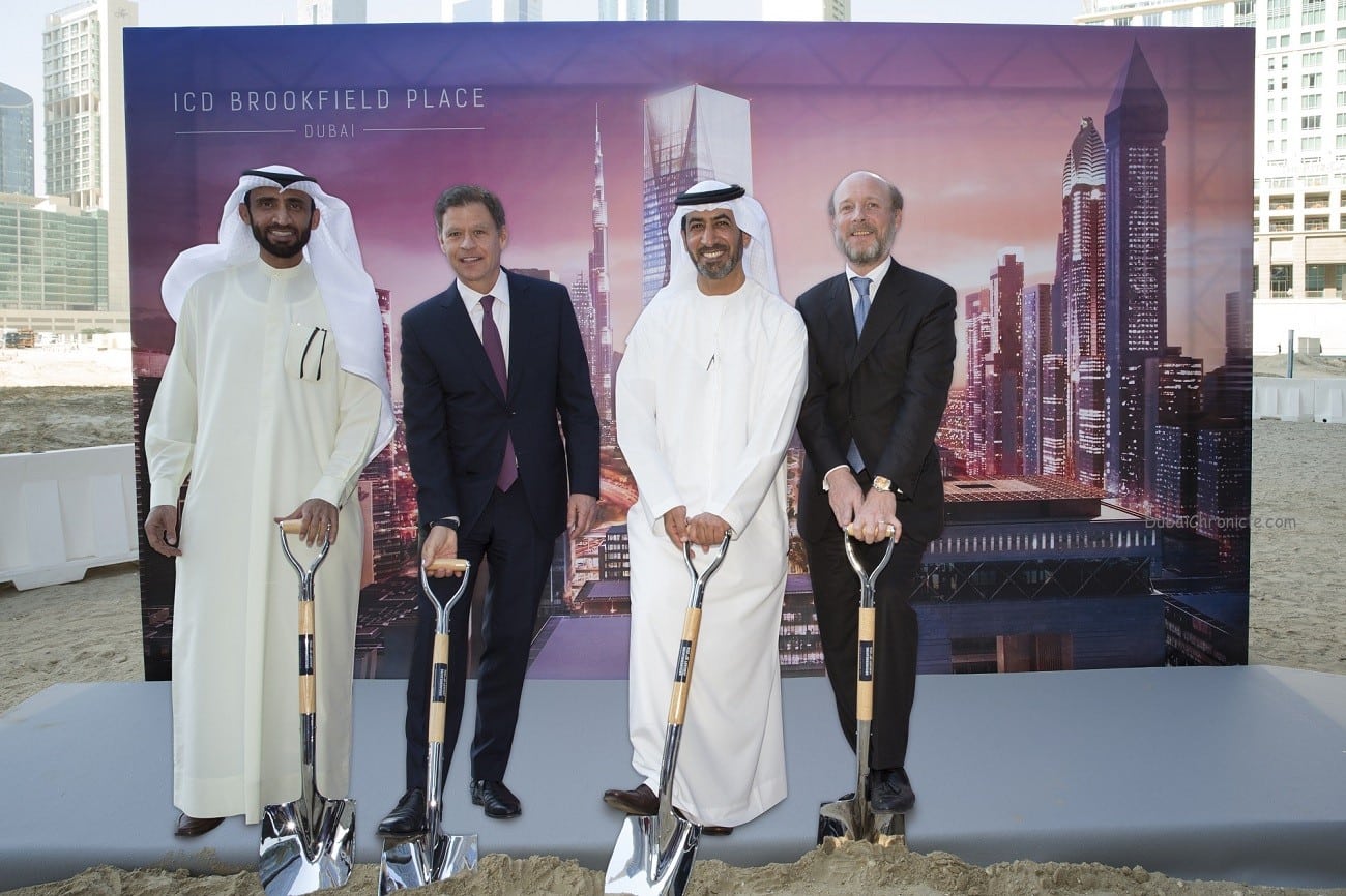 Photo Caption H.E. Mohammed Al Shaibani of ICD, Ric Clark of Brookfield,...