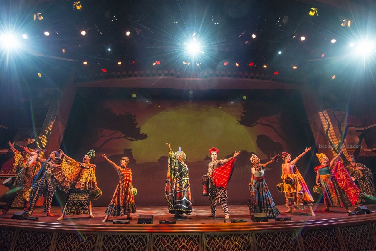 "Disney Dreams ... An Enchanted Classic" tells a bedtime story of a young girl who realizes the power of her dreams with the help of popular characters from beloved Disney features, including “The Lion King.” This Broadway-style stage show is performed exclusively at the Walt Disney Theatre on the Disney Magic and Disney Wonder. (Kent Phillips, photographer)