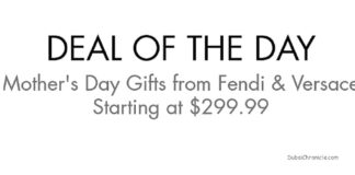 Today is The Day to Buy Versace Watch, or Mother’s Day gift from Fendi