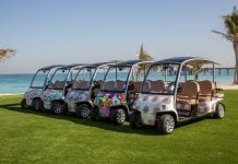101 Luxury golf buggies showcase inspirational Arabic artwork