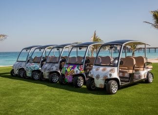 101 Luxury golf buggies showcase inspirational Arabic artwork