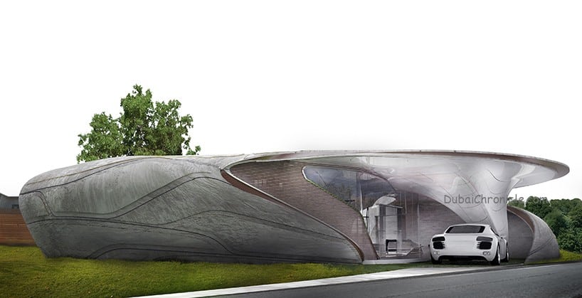 freeform 3D printed house 1