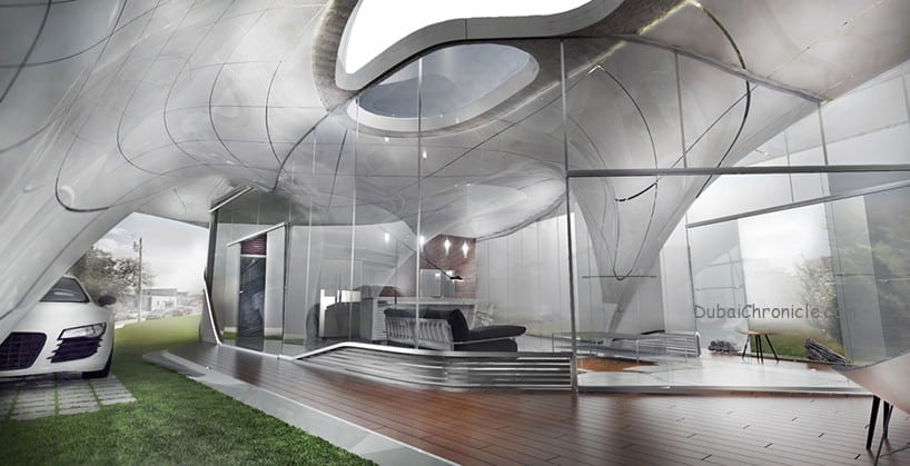 freeform 3D printed house 2