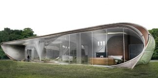 Design unveiled for the first freeform 3D printed house