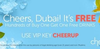 Cheers Dubai is FREE to download in September