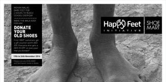 Donate your old pair of shoes and get a gift voucher for new