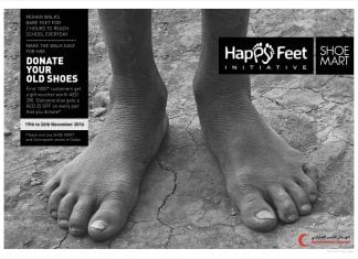 Donate your old pair of shoes and get a gift voucher for new