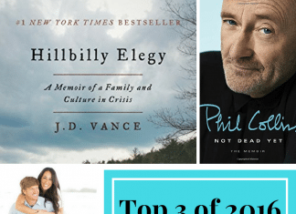 Three Best Selling Biography Books in 2016