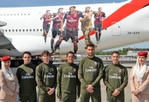 Emirates and AC Milan Surprise Travellers
