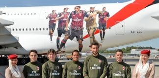 Emirates and AC Milan Surprise Travellers