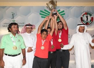 UAE National Golf Team U15 Wins Gold